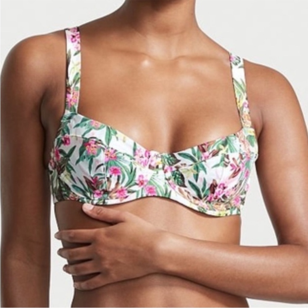 NWT Victoria's Secret Women's Essential Wicked Palm Strappy Bikini - size 32DD